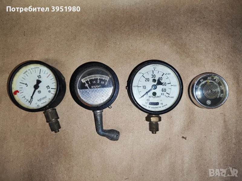 Ретро манометри, снимка 1