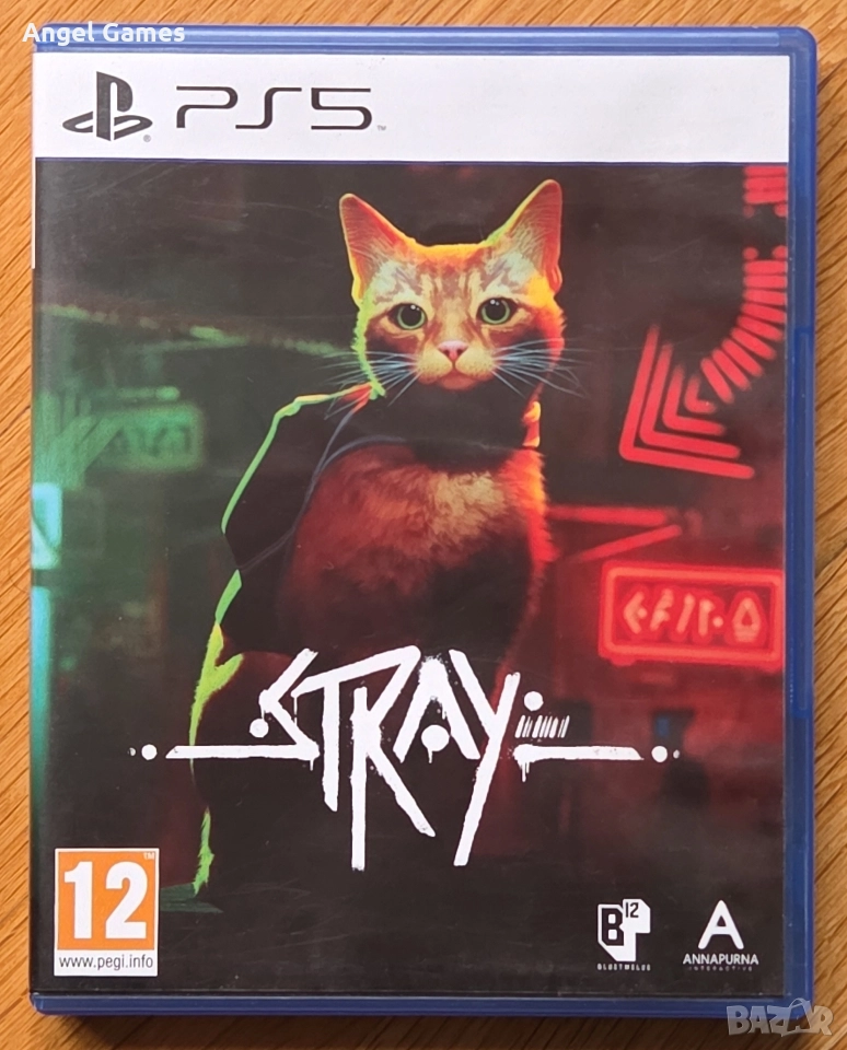 Stray PS5 Playstation 5 Плейстейшън PS диск детска игра котка , снимка 1