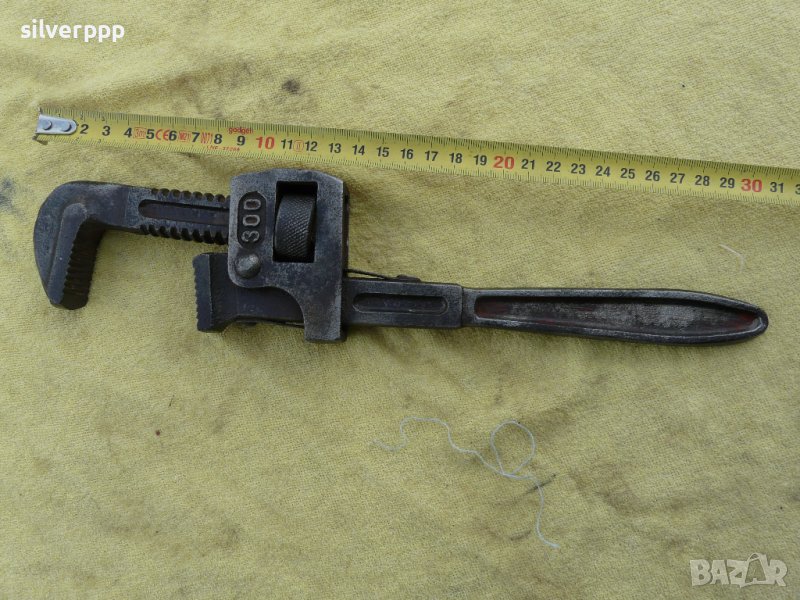  Стар немски раздвижен ключ - 43 , снимка 1