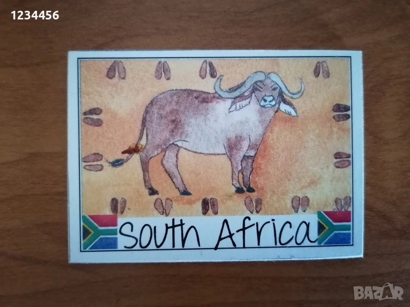 Сувенир магнитче ЮАР 7/5 см. - 4 лв., снимка 1