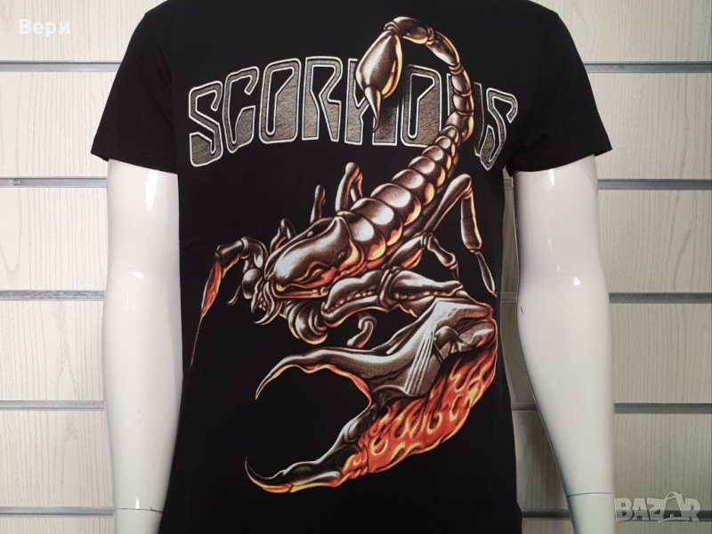 Нова детска тениска на музикалната група SCORPIONS с ГРЪБ, снимка 1