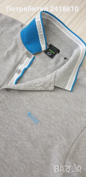 Hugo Boss Paddy Pique Cotton Regular Fit Mens Size 50 / L НОВО! ОРИГИНАЛ! Мъжка Тениска!, снимка 1