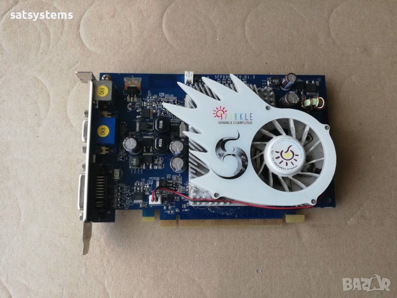 Видео карта NVidia GeForce Sparkle 9500 GT 512MB GDDR2 128bit PCI-E, снимка 1