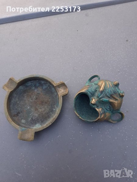 Датски бронзови пепелници .Джобни., снимка 1