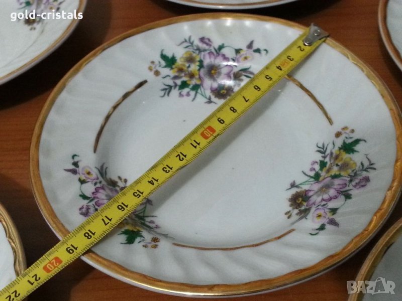 Стар български порцелан чинии дълбоки, снимка 1