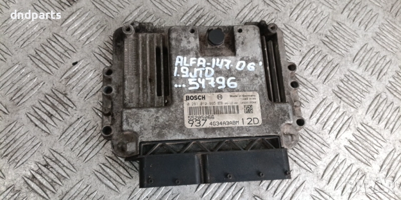 Компютър Alfa Romeo 147 1.9JTD 2006г. 0281012965	, снимка 1