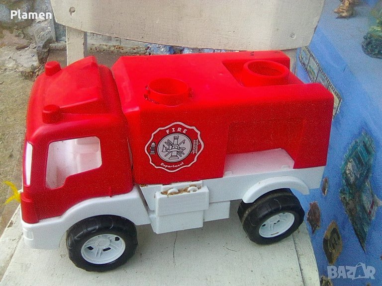 Детска пластмасова пожарна, снимка 1