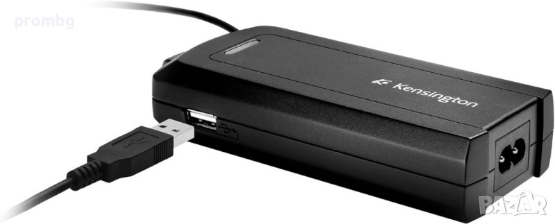 Захранващ адаптер Kensington за лаптоп, компютър, с USB порт, ново, внос от Германия, снимка 1