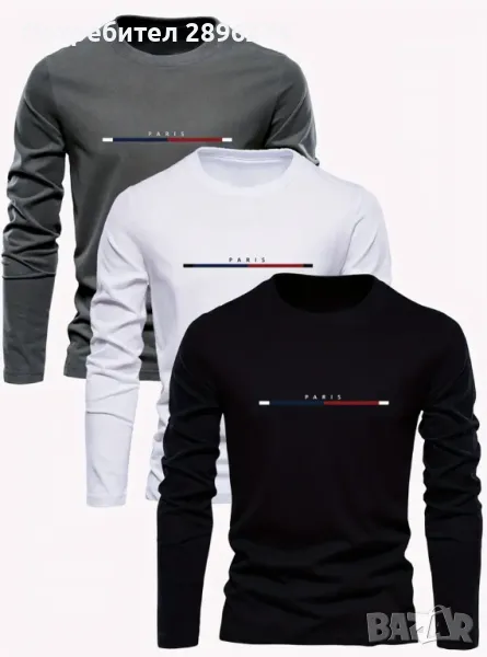 Мъжки блузи,дълъг ръкав,L , снимка 1