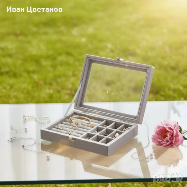 Кутия за съхранение на бижута – 24 места за перфектен ред, снимка 1