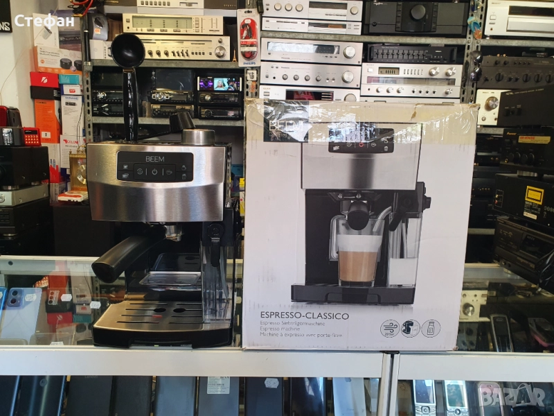 Чисто нова! Еспресо машина BEEM CJ-265A / Кафемашина Идеална за еспресо, капучино, лате макиато, съв, снимка 1