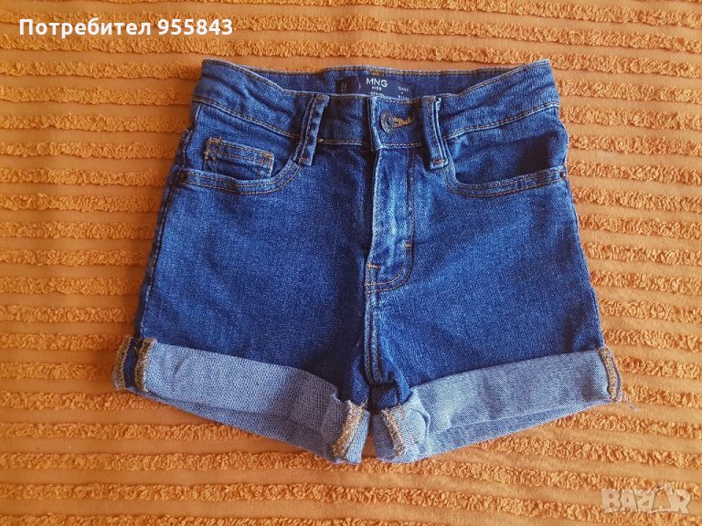 Дънкови къси панталонки Mango, снимка 1