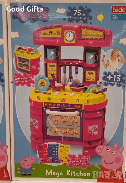 Голяма детска кухня Пепа Пиг с много аксесоари , снимка 1