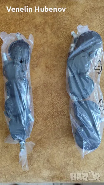 Комплект пластмасови колела за офис стол, снимка 1