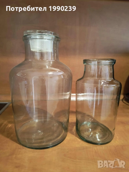 Стъклен буркан – вместимост 2,5 литра, снимка 1