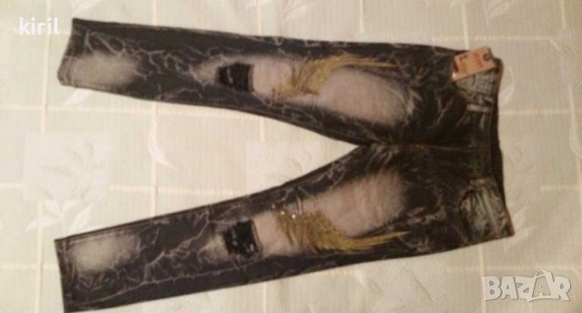 Мъжки Фешън Винтидж дънки, снимка 2 - Дънки - 39399522