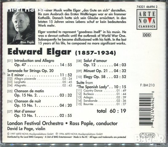 Edward Elgar-London Festival Orchestra, снимка 2 - CD дискове - 34576047