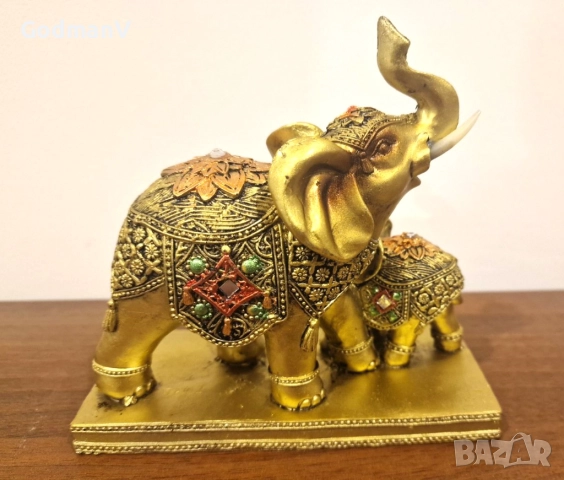 Статуетка "Слонове", снимка 3 - Статуетки - 52870439