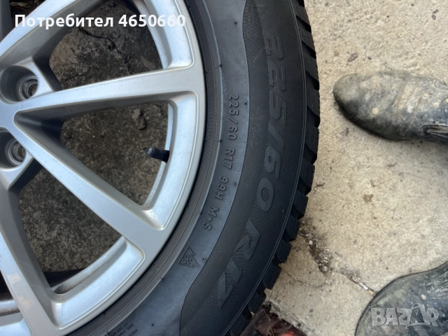 17 цолови алуминиеви джанти със зимни гуми за Ауди, снимка 11 - Гуми и джанти - 52463065