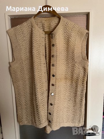 Ръчно изработени елеци от 100% вълна, снимка 5 - Елеци - 35235774