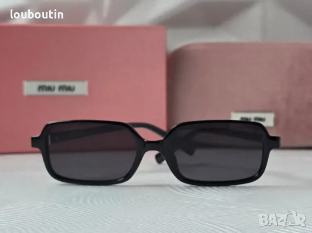 Miu 2025 дамски слънчеви очила правоъгълни, снимка 5 - Слънчеви и диоптрични очила - 48744950