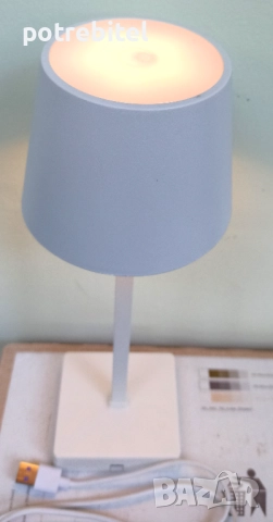 Настолна / нощна LED лампа  с тристепенно димиране - За 5 €вро, снимка 4 - Настолни лампи - 51493899