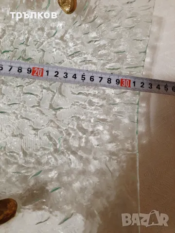 стъклена фруктиера ръчна изработка, снимка 5 - Декорация за дома - 50251844