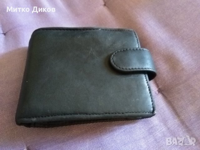 Портфейл естествена кожа Италиан Лийда №3 110х92мм, снимка 12 - Портфейли, портмонета - 43560633