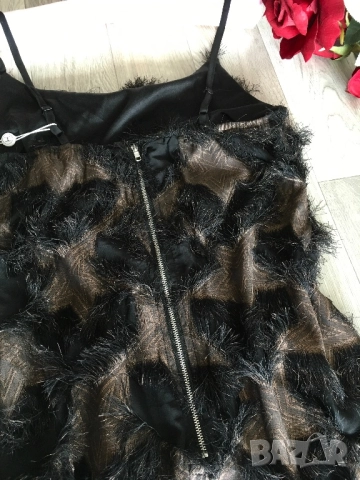 Разпродажба спешно! Нова парти къса рокля с ресни и звезди, снимка 7 - Рокли - 52840783