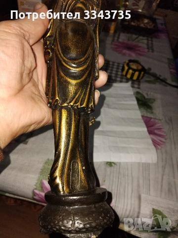 Китайска статуетка,изобразяваща рибар,често свързана с добър късмет., снимка 13 - Колекции - 53194359