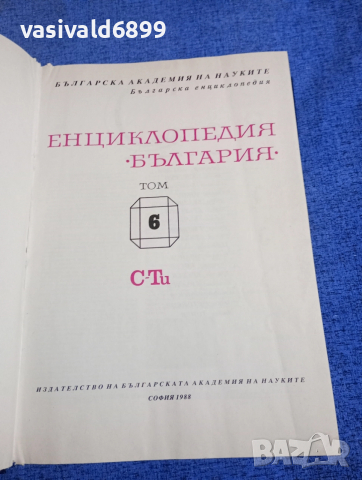 Енциклопедия България том 6