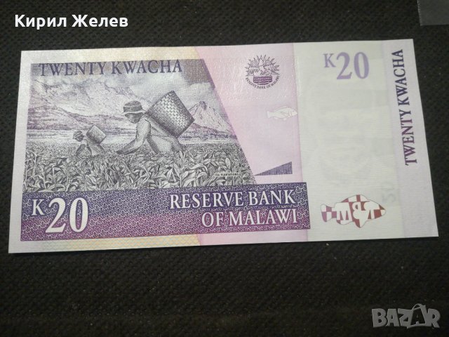 Банкнота Малави - 11774, снимка 3 - Нумизматика и бонистика - 27846213