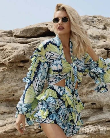 Mijel панталонки с къдри Butterfly, снимка 11 - Къси панталони и бермуди - 51634995