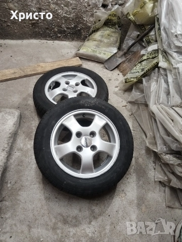 алуминиеви джанти с гуми 14 цола , снимка 1