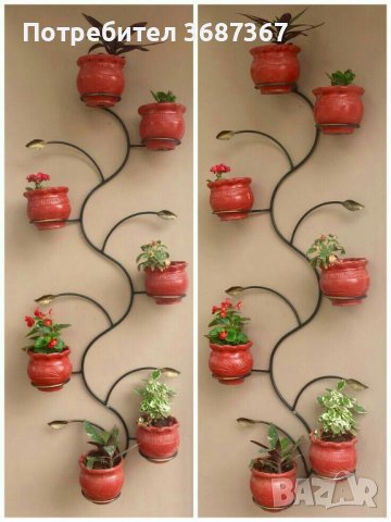 Цветарници и стойки за цветя и саксии от ковано желязо , снимка 15 - Саксии и кашпи - 40218983