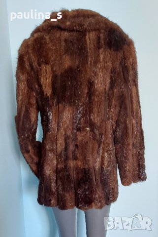 Палто от нутрия / естествена кожа с косъм, снимка 10 - Палта, манта - 16099869
