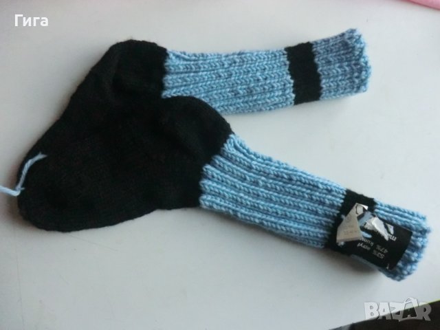плетени чорапи т.синьо/синьо, ходило 18, конч 26