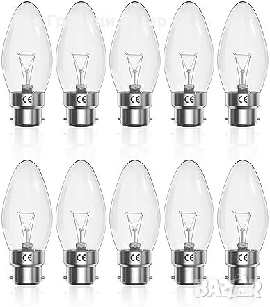 Нов комплект от 10 броя Топло Бяла светлина крушка 2700K, 