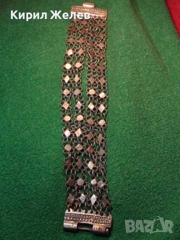 18 ВЕК ВЪЗРОЖДЕНСКА СРЕБЪРНА САЧАНЕНА ГРИВНА РЪЧНА ИЗРАБОТКА СТАРИННА ПЛЕТКА с ЩИФТ НАКИТ БИЖУ 17644, снимка 4 - Антикварни и старинни предмети - 33215654