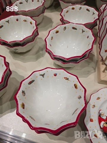 коледни чинии и купички , снимка 3 - Чинии - 52842657