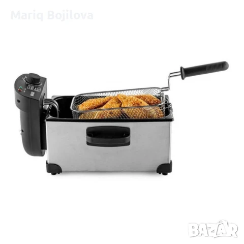 Фритюрник Muhler 3.0 Л, неръждаема стомана, снимка 3 - Фритюрници - 49361744