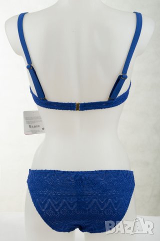 Син дамски бански от две части Admas - S/M, снимка 3 - Бански костюми - 43128421