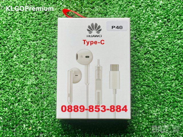 Оригинални слушалки за Huawei type-c P20 P30 P40 pro lite mate , снимка 2 - Слушалки, hands-free - 33013412