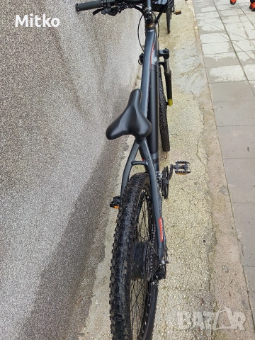 27.5 цола електрически алуминиев велосипед с 21 скорости усилени капли амортисьори предни като нов , снимка 16 - Велосипеди - 53372967