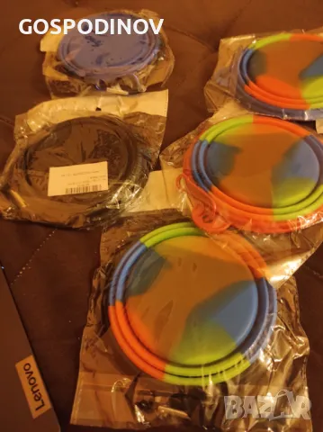 Сгъваема купичка за вода за кучета с карабинер, снимка 2 - За кучета - 47398942