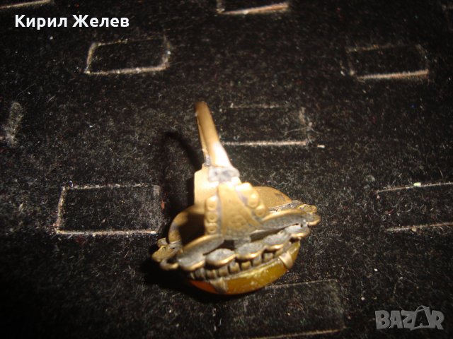 СТАРИНЕН ЮВЕЛИРНА РЪЧНА МАЙСТОРСКА ИЗРАБОТКА АРТ-ДЕКО БРОНЗОВ ПРЪСТЕН с ЖЪЛТ КАТАЛИН 21631, снимка 8 - Антикварни и старинни предмети - 32552868