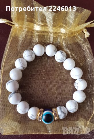 Гривни-за късмет и благополучие-естествени камъни-ръчна изработка, снимка 7 - Гривни - 37878748