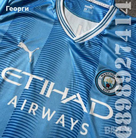 Нови Тениски Manchester City/Манчестър Сити Haaland/Холанд, снимка 3 - Футбол - 40130541
