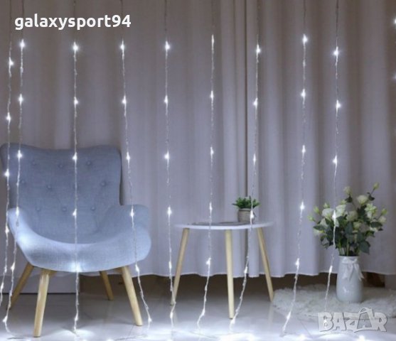 Мини Завеса 3м х 2м водопад Бял Водопад 2022г Зима ЛЕД модел