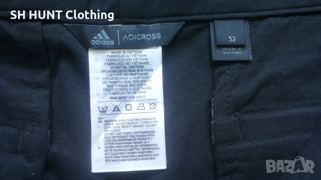 ADIDAS ADICROSS Mens Stretch Shorts Размер 32 / M мъжки еластични къси панталони 32-68, снимка 11 - Къси панталони - 53303268